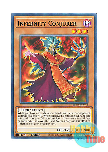 画像1: 英語版 PHRA-EN016 Infernity Conjurer インフェルニティ・コンジュラー (ノーマル) 1st Edition