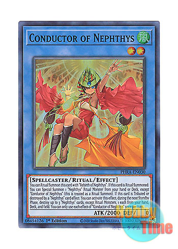 画像1: 英語版 PHRA-EN030 Conductor of Nephthys ネフティスの繋ぎ手 (スーパーレア) 1st Edition