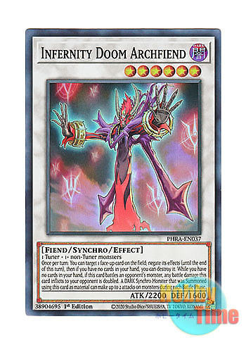画像1: 英語版 PHRA-EN037 Infernity Doom Archfiend インフェルニティ・ヘル・デーモン (スーパーレア) 1st Edition