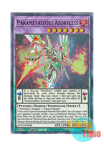 画像1: 英語版 BLVO-EN039 Parametalfoes Azortless パラメタルフォーゼ・アゾートレス (スーパーレア) 1st Edition