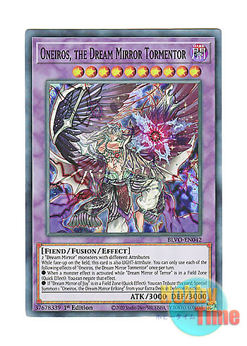 英語版 BLVO-EN042 Oneiros, the Dream Mirror Tormentor 夢魔鏡の魘魔－ネイロス (スーパーレア) 1st  Edition