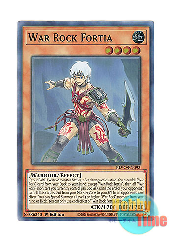 画像1: 英語版 BLVO-EN093 War Rock Fortia ウォークライ・フォティア (スーパーレア) 1st Edition