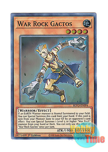 画像1: 英語版 BLVO-EN094 War Rock Gactos ウォークライ・ガトス (スーパーレア) 1st Edition