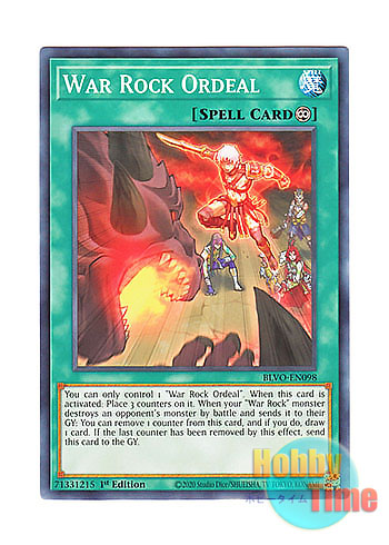 画像1: 英語版 BLVO-EN098 War Rock Ordeal ウォークライ・オーディール (ノーマル) 1st Edition