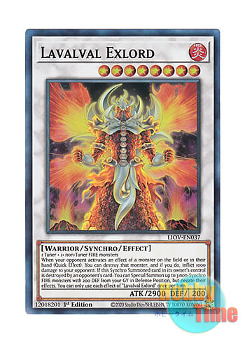 画像1: 英語版 LIOV-EN037 Lavalval Exlord ラヴァルバル・エクスロード (スーパーレア) 1st Edition