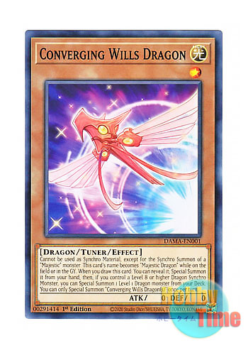 画像1: 英語版 DAMA-EN001 Converging Wills Dragon 想い集いし竜 (ノーマル) 1st Edition