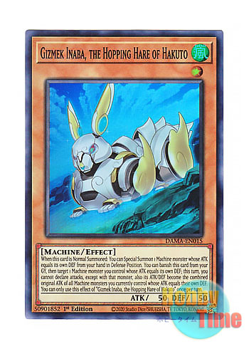 画像1: 英語版 DAMA-EN015 Gizmek Inaba, the Hopping Hare of Hakuto 機巧菟－稻羽之淤岐素 (スーパーレア) 1st Edition
