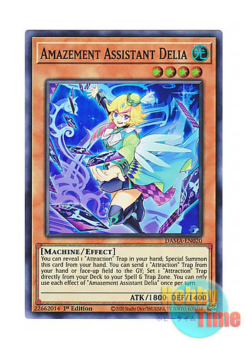 画像1: 英語版 DAMA-EN020 Amazement Assistant Delia 驚楽園の助手 ＜Delia＞ (スーパーレア) 1st Edition
