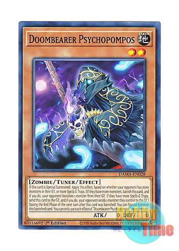画像1: 英語版 DAMA-EN028 Doombearer Psychopompos 死眼の伝霊－プシュコポンポス (ノーマル) 1st Edition