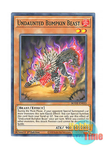 画像1: 英語版 BODE-EN033 Undaunted Bumpkin Beast 不屈の獣僕 (ノーマル) 1st Edition