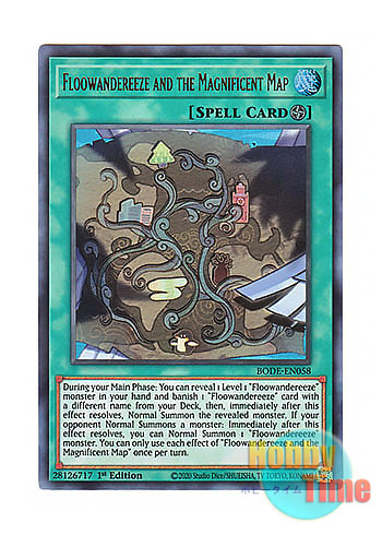 画像1: 英語版 BODE-EN058 Floowandereeze and the Magnificent Map ふわんだりぃずと謎の地図 (ウルトラレア) 1st Edition