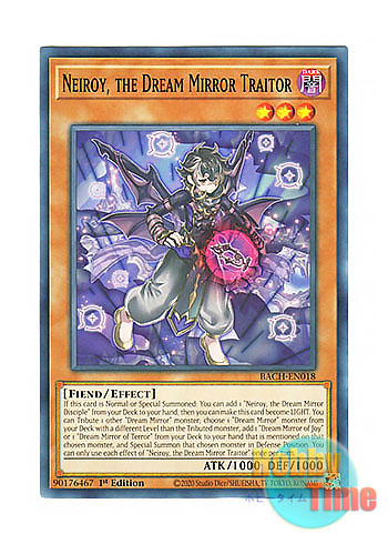 画像1: 英語版 BACH-EN018 Neiroy, the Dream Mirror Traitor 夢魔鏡の逆徒－ネイロイ (ノーマル) 1st Edition