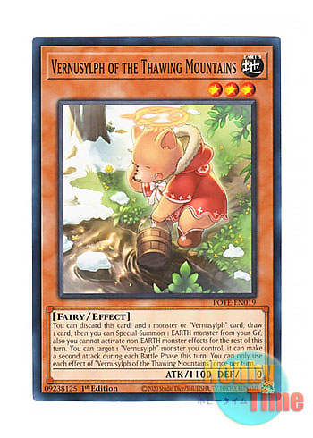 画像1: 英語版 POTE-EN019 Vernusylph of the Thawing Mountains 山と雪解の春化精 (ノーマル) 1st Edition