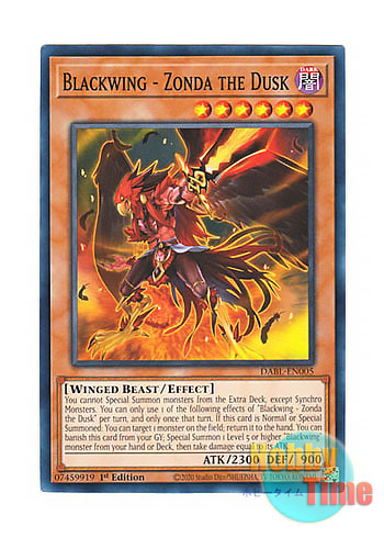 画像1: 英語版 DABL-EN005 Blackwing - Zonda the Dusk BF－刻夜のゾンダ (ノーマル) 1st Edition