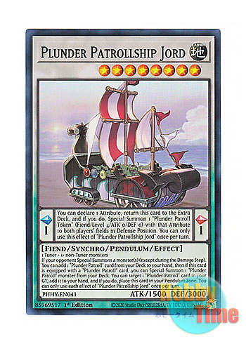 画像1: 英語版 PHHY-EN041 Plunder Patrollship Jord 海造賊－荘重のヨルズ号 (スーパーレア) 1st Edition