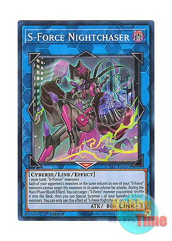 画像1: 英語版 CYAC-EN050 S-Force Nightchaser S－Force ナイトチェイサー (スーパーレア) 1st Edition