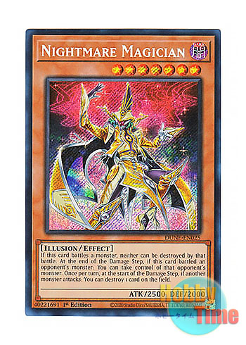 画像1: 英語版 DUNE-EN025 Nightmare Magician 幻惑の魔術師 (シークレットレア) 1st Edition