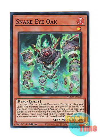 画像1: 英語版 AGOV-EN008 Snake-Eye Oak スネークアイ・オーク (スーパーレア) 1st Edition