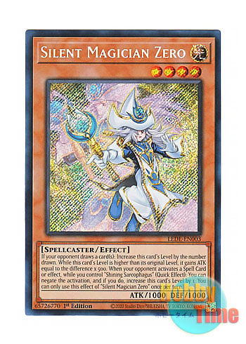 画像1: 英語版 LEDE-EN003 Silent Magician Zero サイレント・マジシャン・ゼロ (シークレットレア) 1st Edition
