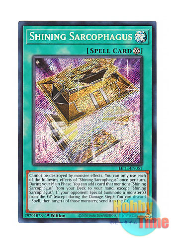 画像1: 英語版 LEDE-EN051 Shining Sarcophagus 光の黄金櫃 (シークレットレア) 1st Edition
