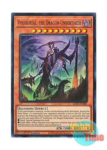 画像1: 英語版 LEDE-EN087 Vouiburial, the Dragon Undertaker 日本未発売 (ウルトラレア) 1st Edition