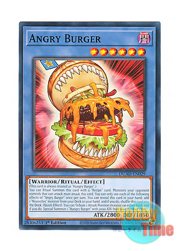 画像1: 英語版 DUAD-EN029 Angry Burger アングリーバーガー (ノーマル) 1st Edition