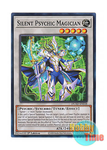 画像1: 英語版 DUAD-EN038 Silent Psychic Magician 沈黙のサイコマジシャン (スーパーレア) 1st Edition