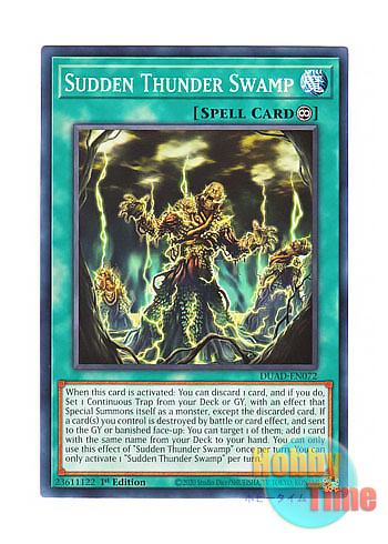 画像1: 英語版 DUAD-EN072 Sudden Thunder Swamp 急雷の泥沼 (ノーマル) 1st Edition