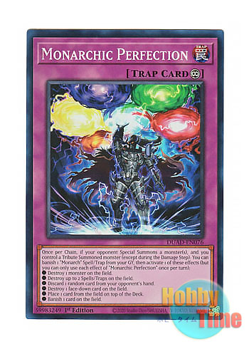 画像1: 英語版 DUAD-EN076 Monarchic Perfection 帝王の極致 (スーパーレア) 1st Edition