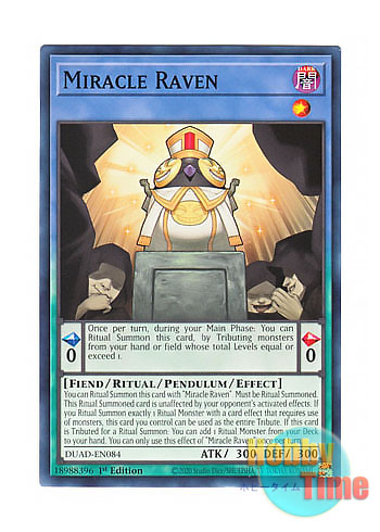 画像1: 英語版 DUAD-EN084 Miracle Raven 日本未発売 (ノーマル) 1st Edition