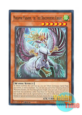 画像1: 英語版 DOOD-EN019 Mariamne Paradox, the True Dracophoenix Knight 真竜凰騎マリアムネP (ノーマル) 1st Edition