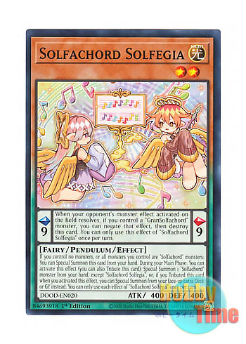 画像1: 英語版 DOOD-EN020 Solfachord Solfegia ドレミコード・ソルフェージア (ノーマル) 1st Edition