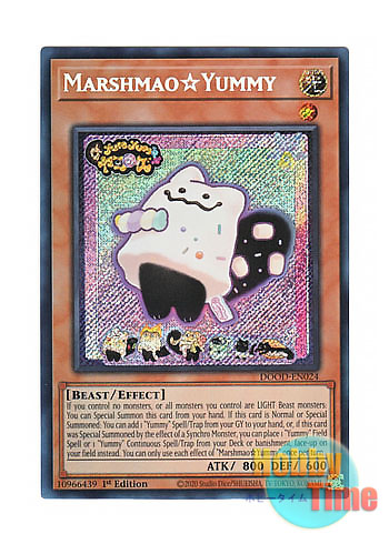 遊戯王　マシュマオ⭐︎ヤミー　プリズマシク、シークレット3枚 遊戯王 DOOD-JP024 マシュマオ☆ヤミー (日本語版 プリズマ