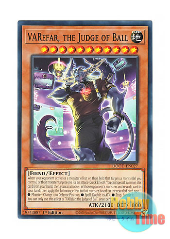 画像1: 英語版 DOOD-EN027 VARefar, the Judge of Ball 蹴神－VARefar (ノーマル) 1st Edition