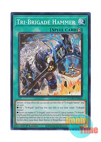 画像1: 英語版 DOOD-EN068 Tri-Brigade Hammer 鉄獣の撃鉄 (スーパーレア) 1st Edition