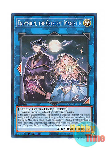 画像1: 英語版 DOOD-EN099 Endymion, the Crescent Magistus 聖月の魔導士エンディミオン (スーパーレア) 1st Edition