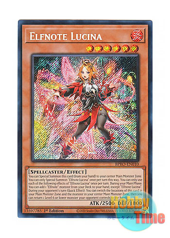 画像1: 英語版 BPRO-EN010 Elfnote Lucina 耀聖の花詩ルキナ (シークレットレア) 1st Edition