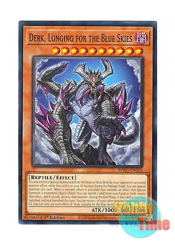 画像1: 英語版 BPRO-EN026 Derk, Longing for the Blue Skies 蒼穹を睨めるダーク (ノーマル) 1st Edition