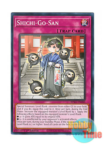 画像1: 英語版 BPRO-EN080 Shichi-Go-San 死地誤算守護 (ノーマル) 1st Edition