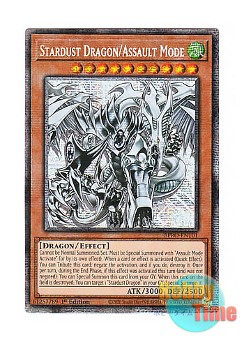 画像1: 英語版 BPRO-EN101 Stardust Dragon/Assault Mode スターダスト・ドラゴン／バスター (スターライトレア) 1st Edition