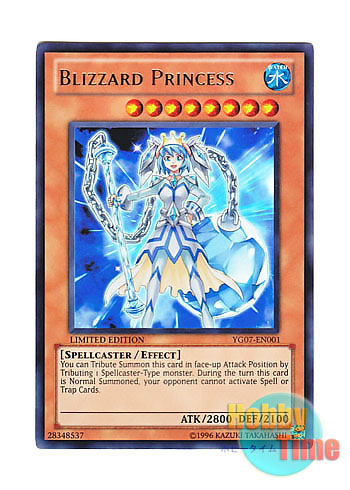 英語版 YG07-EN001 Blizzard Princess ブリザード・プリンセス (ウルトラレア) Limited Edition