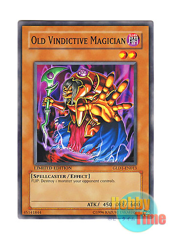 画像1: 英語版 GLD1-EN013 Old Vindictive Magician 執念深き老魔術師 (ノーマル) Limited Edition