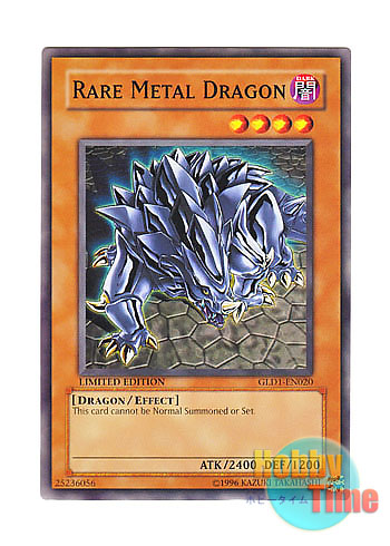 画像1: 英語版 GLD1-EN020 Rare Metal Dragon レアメタル・ドラゴン (ノーマル) Limited Edition