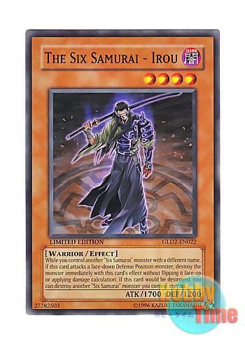 画像1: 英語版 GLD2-EN022 The Six Samurai - Irou 六武衆－イロウ (ノーマル) Limited Edition