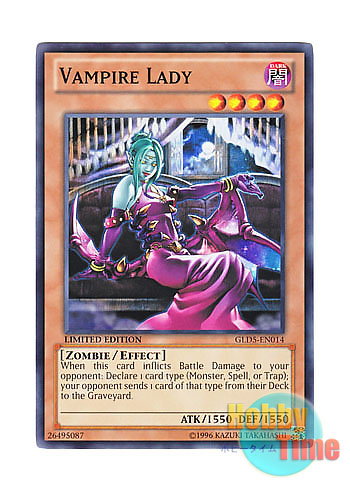 画像1: 英語版 GLD5-EN014 Vampire Lady ヴァンパイア・レディ (ノーマル) Limited Edition