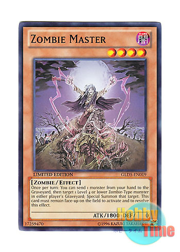 画像1: 英語版 GLD5-EN019 Zombie Master ゾンビ・マスター (ノーマル) Limited Edition