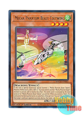 画像1: 英語版 MAGO-EN065 Mecha Phantom Beast Coltwing 幻獣機コルトウィング (レア：ゴールド) 1st Edition