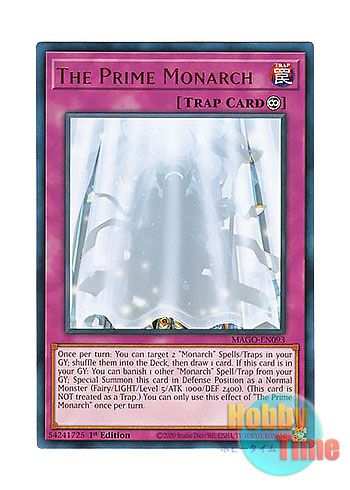 画像1: 英語版 MAGO-EN093 The Prime Monarch 真源の帝王 (レア：ゴールド) 1st Edition