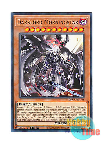 画像1: 英語版 MAGO-EN105 Darklord Morningstar 堕天使ルシフェル (レア：ゴールド) 1st Edition