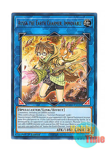 画像1: 英語版 MGED-EN121 Aussa the Earth Charmer, Immovable 崔嵬の地霊使いアウス (レア：ゴールド) 1st Edition